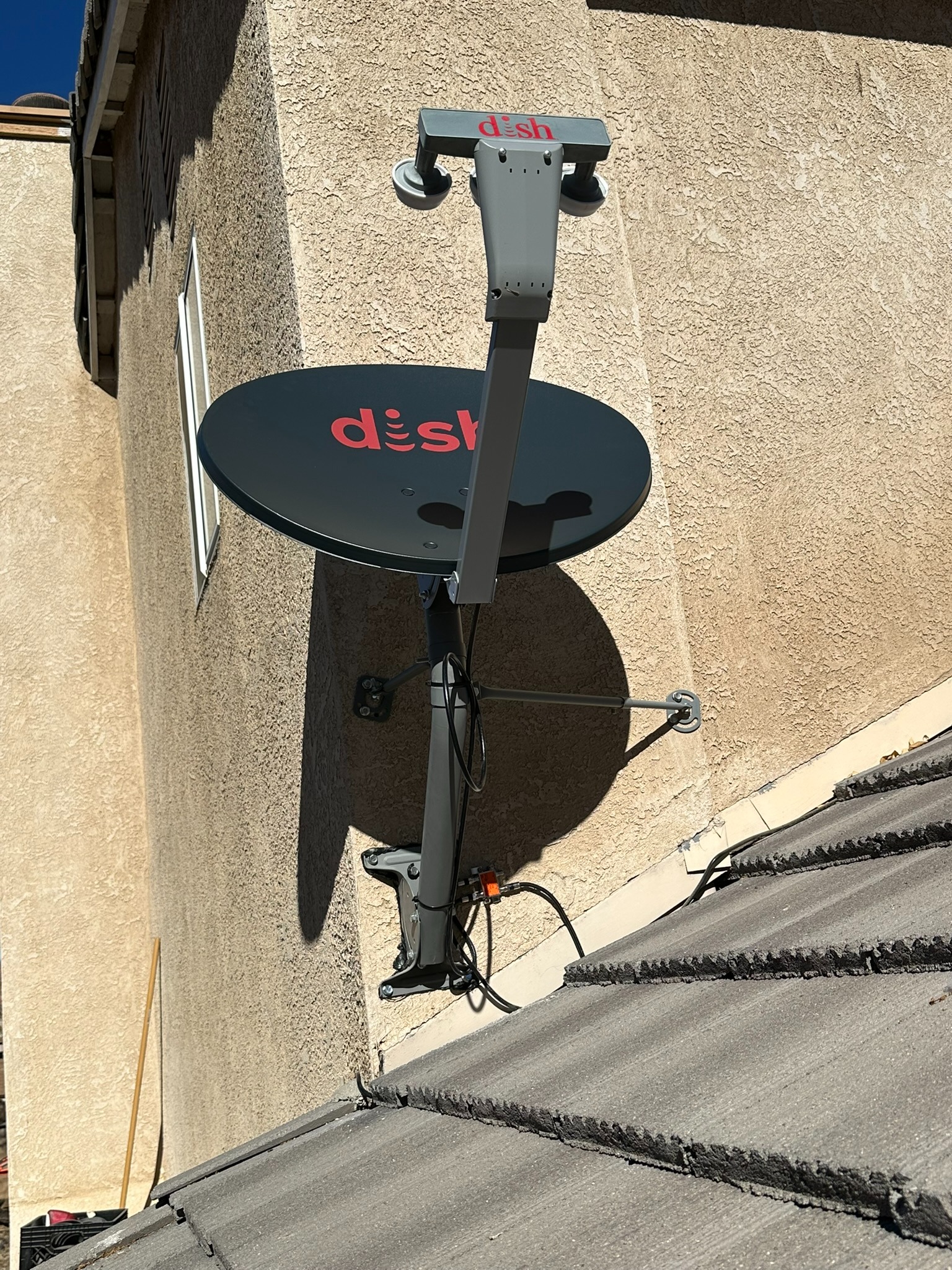 Satellite installation