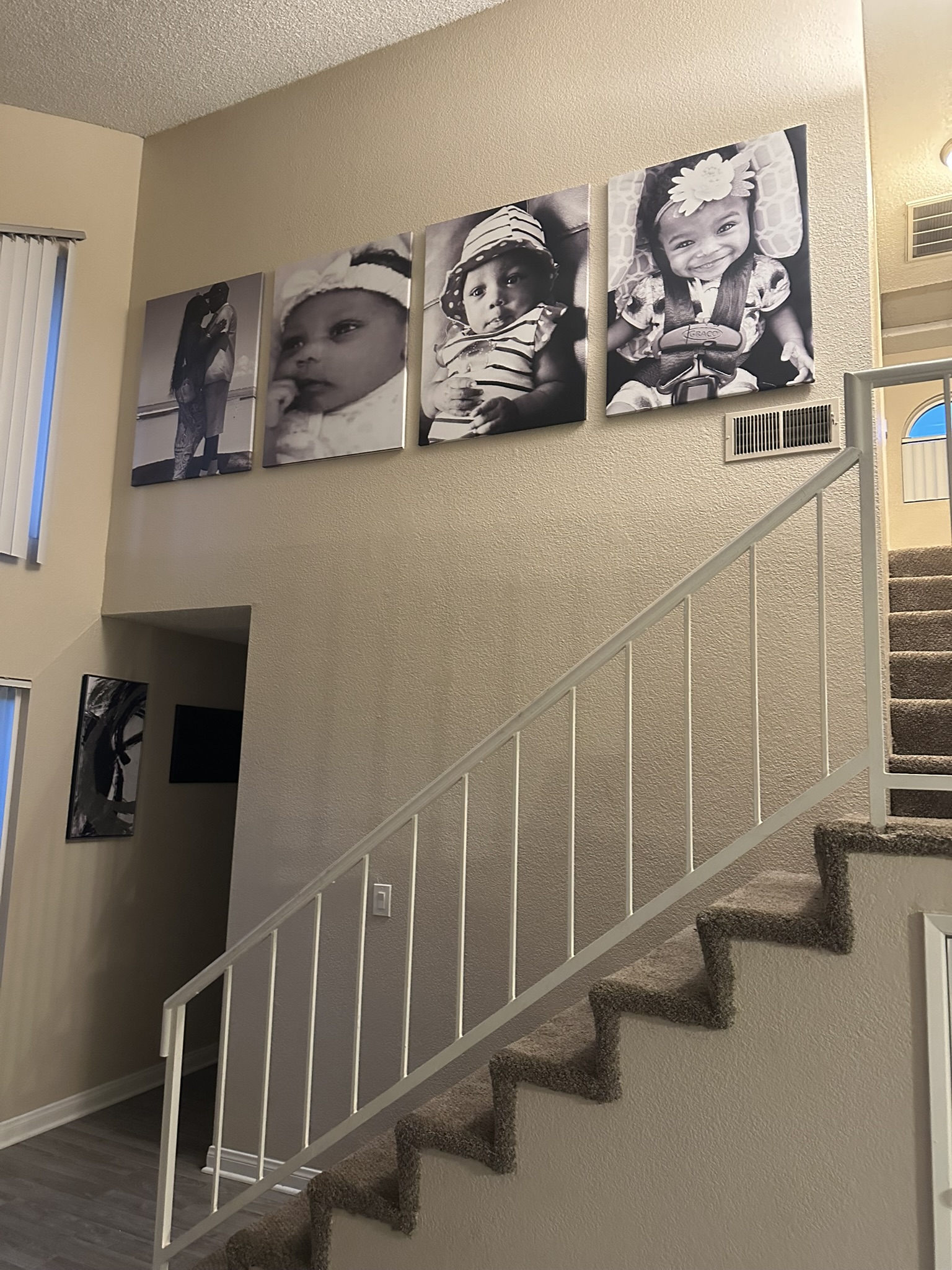 Canvas wall completed