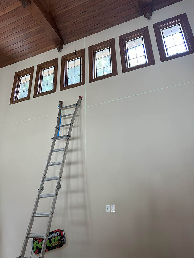 Wall display layout